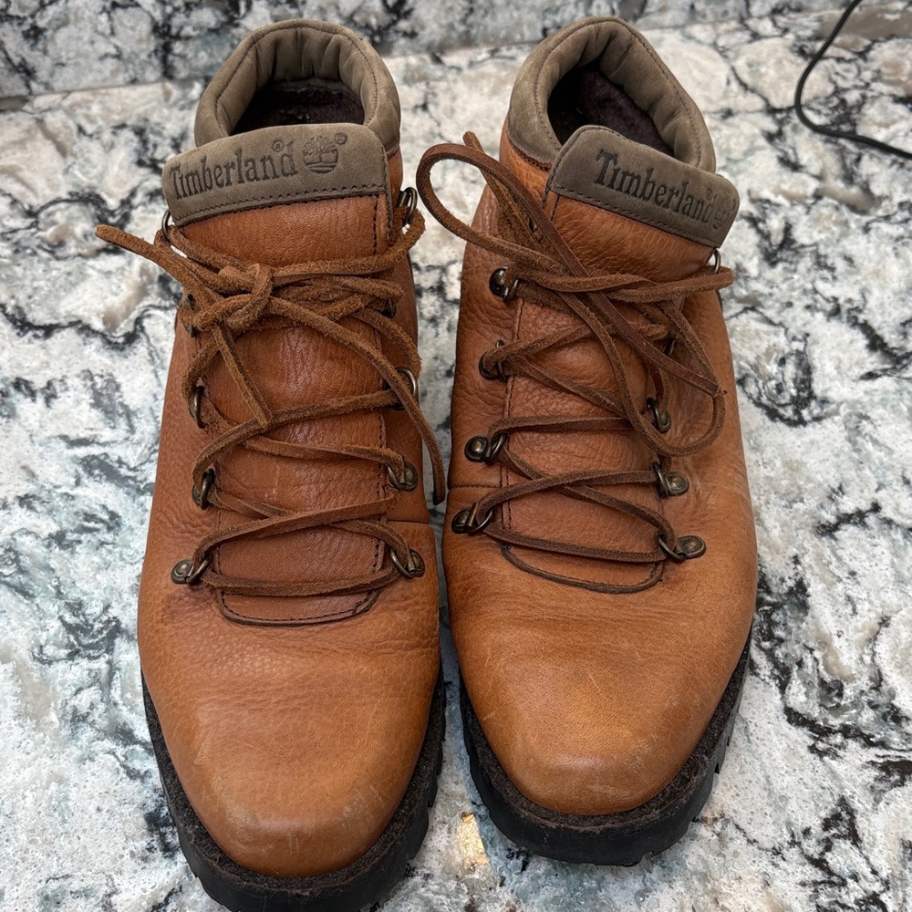 Timberland Women’s Brown Leather Boots 8